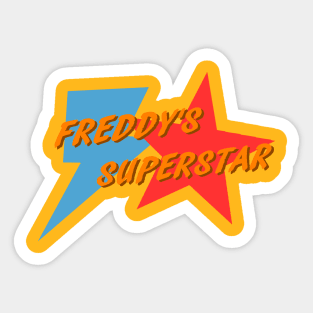 Freddy's Superstar Sticker